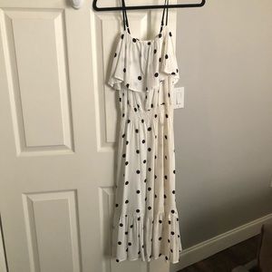 NWT Polkadot Midi Dress